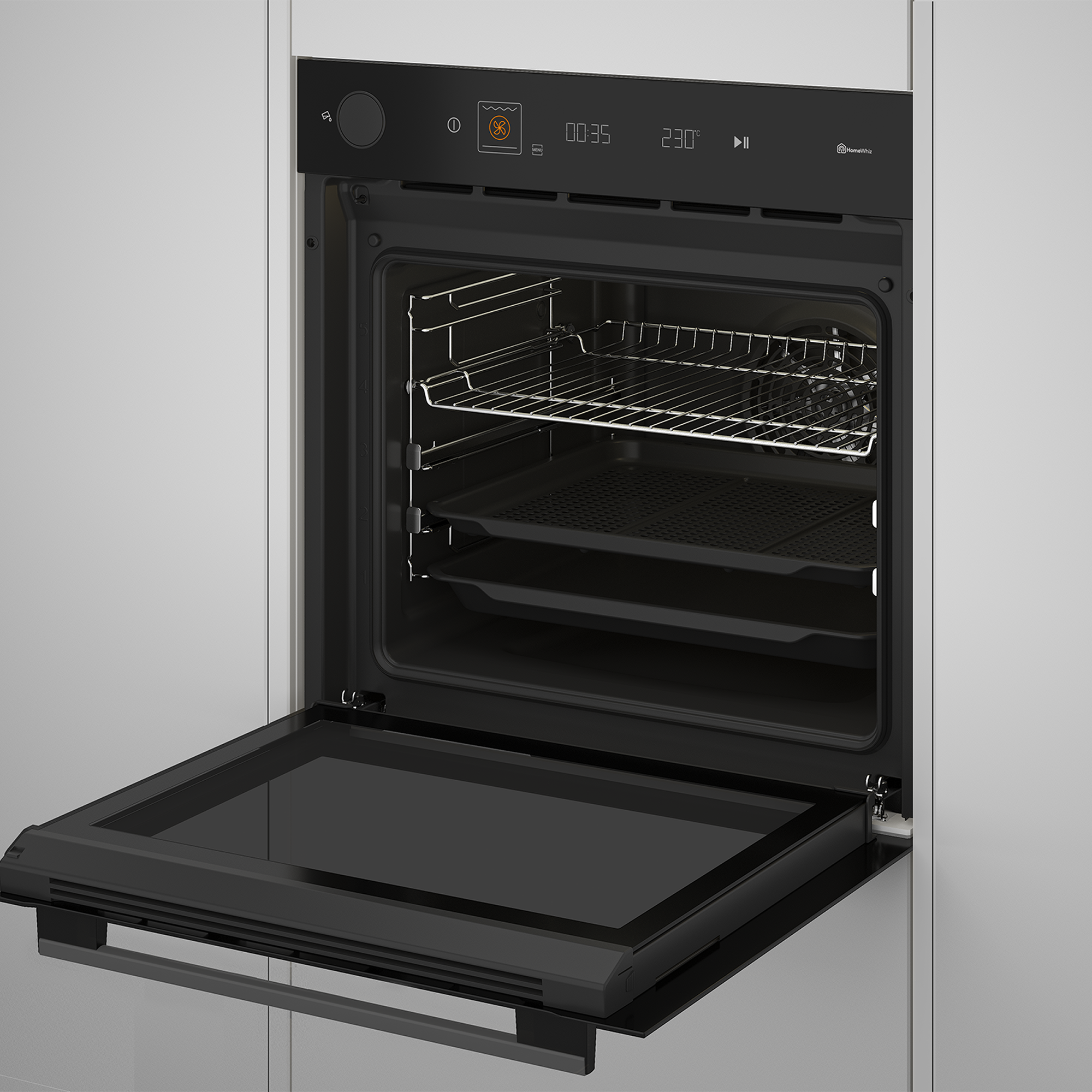 Духовой шкаф Hotpoint HSTF 1352 HW BL - рис.3