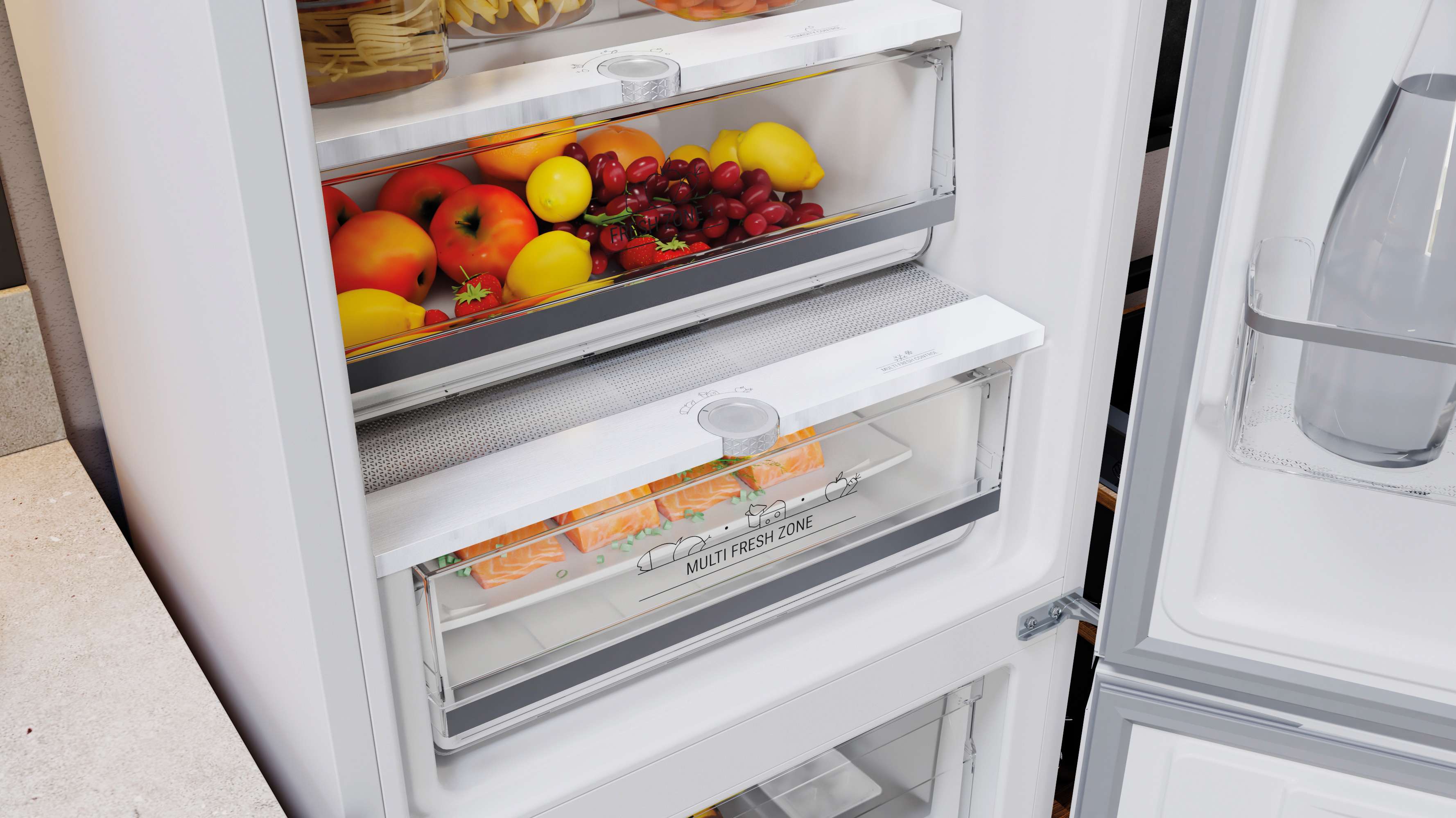 Холодильник с нижней морозильной камерой Hotpoint HT 9201I W O3 - рис.5