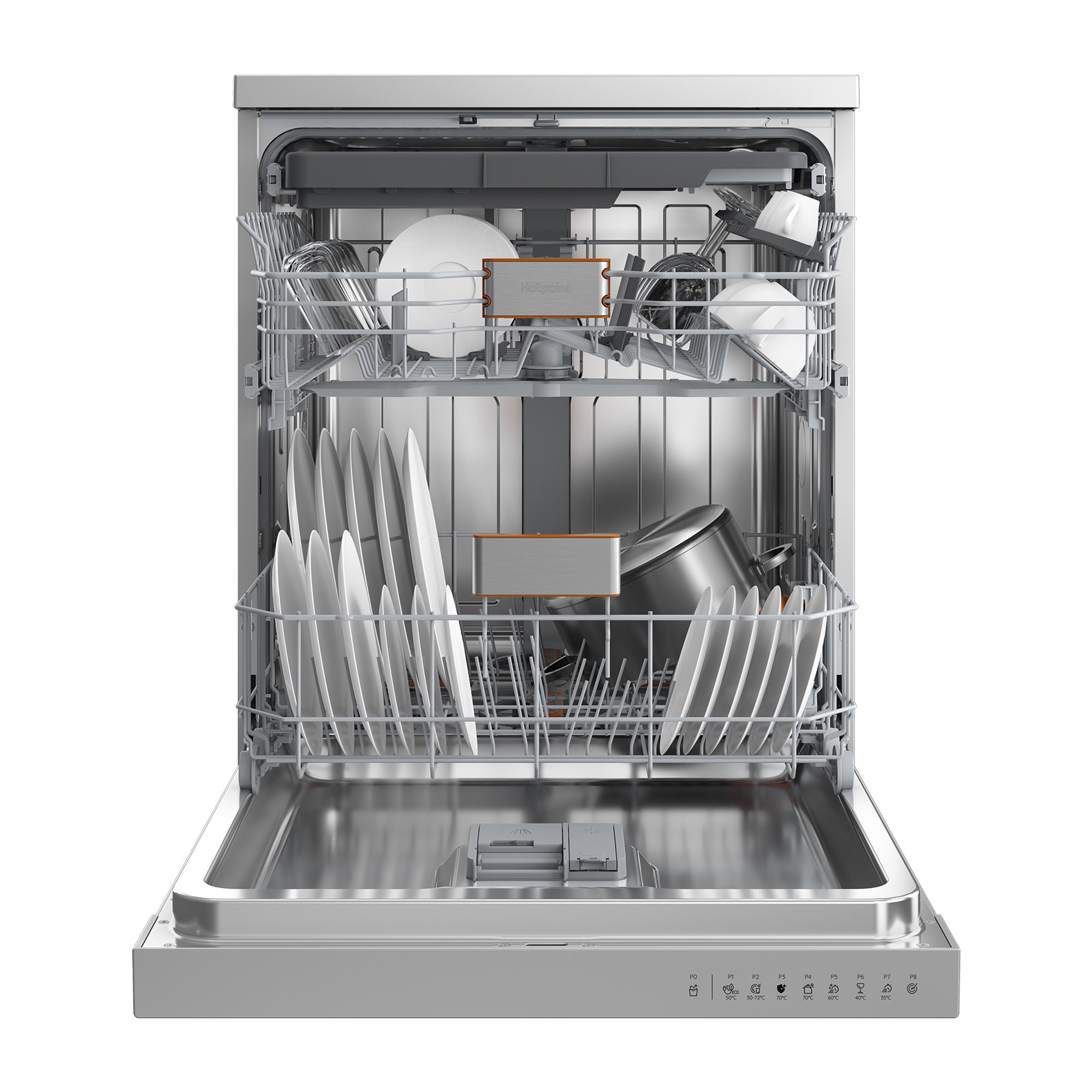 Отдельностоящая посудомоечная машина 60 см Hotpoint HF 5C84 DW XF - рис.5