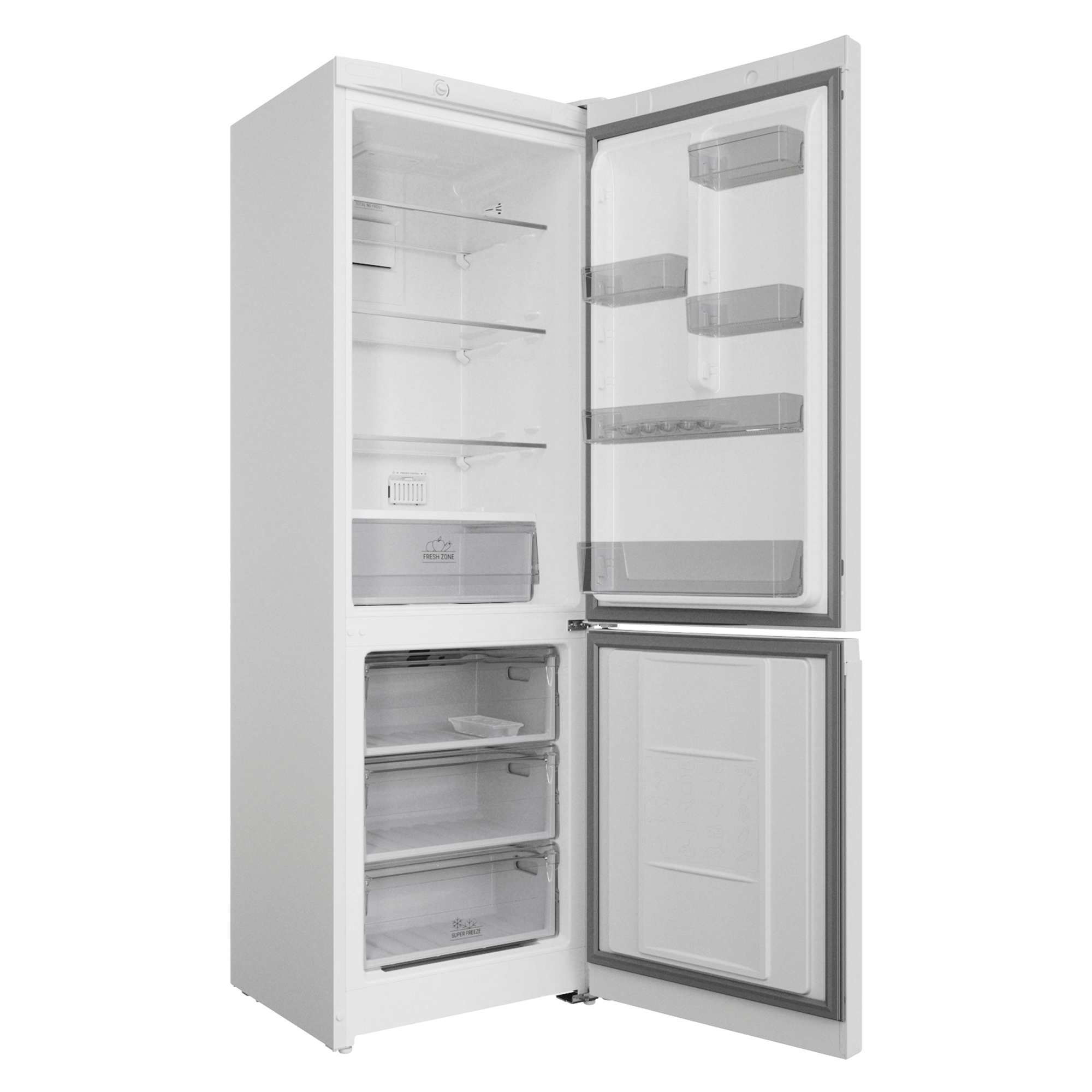 Холодильник с нижней морозильной камерой Hotpoint HT 4180 W - рис.2