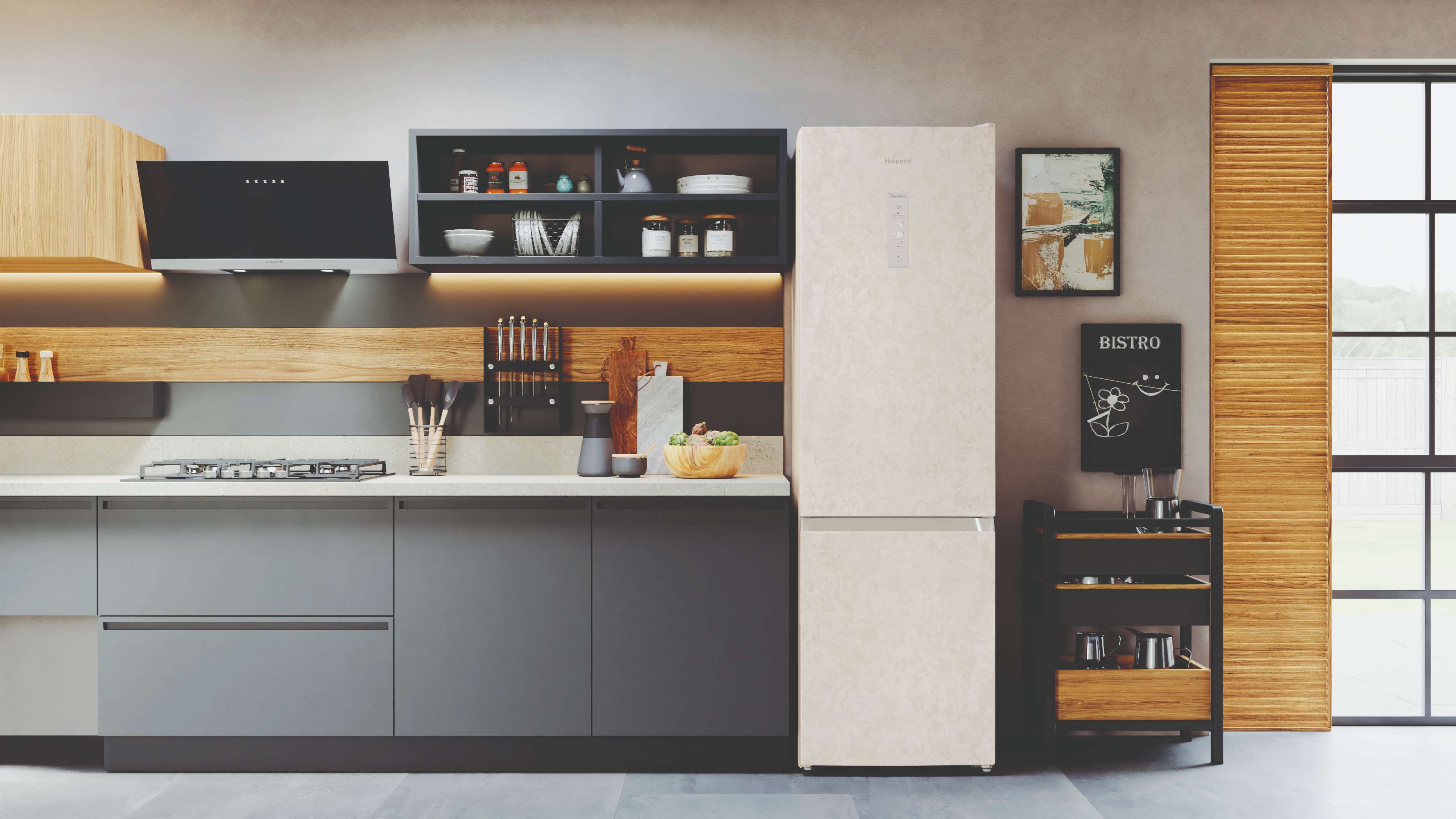 Холодильник с нижней морозильной камерой Hotpoint HT 1816 AB - рис.10