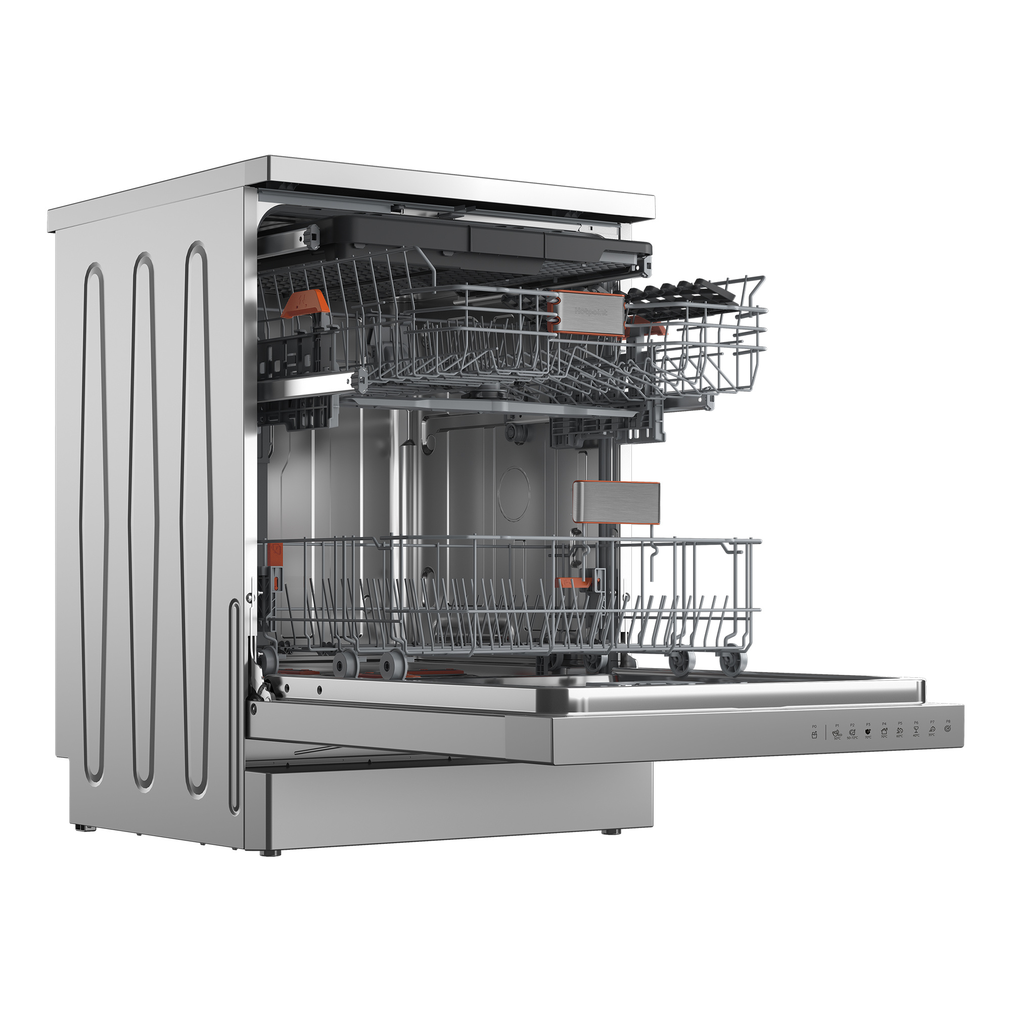 Отдельностоящая посудомоечная машина 60 см Hotpoint HF 5C84 DW XF - рис.4