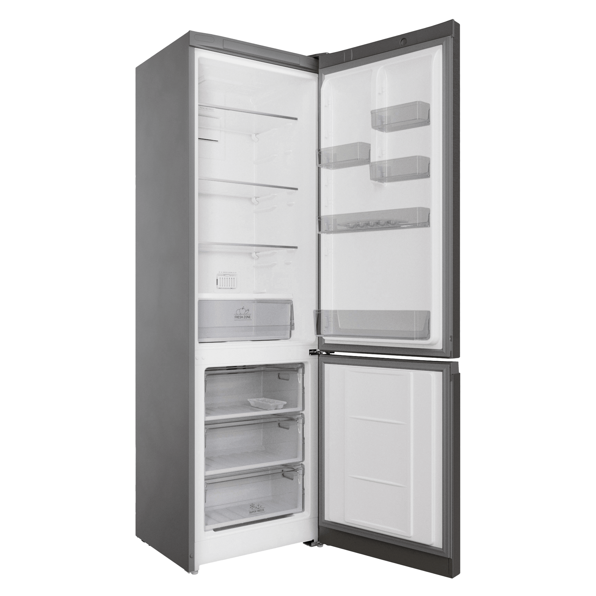 Холодильник с нижней морозильной камерой Hotpoint HT 5200 MX - рис.2