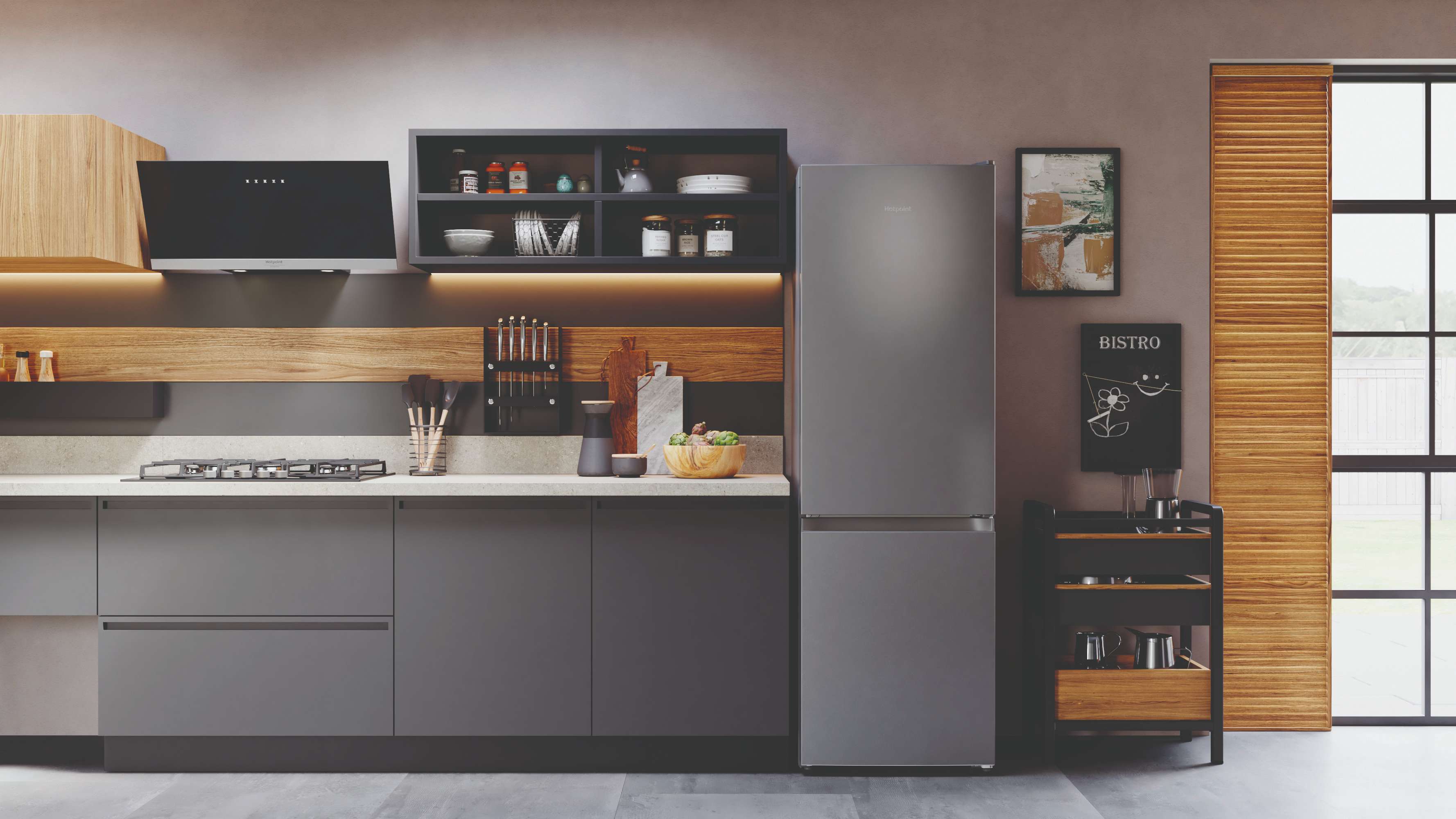 Холодильник с нижней морозильной камерой Hotpoint HT 4180 S - рис.7