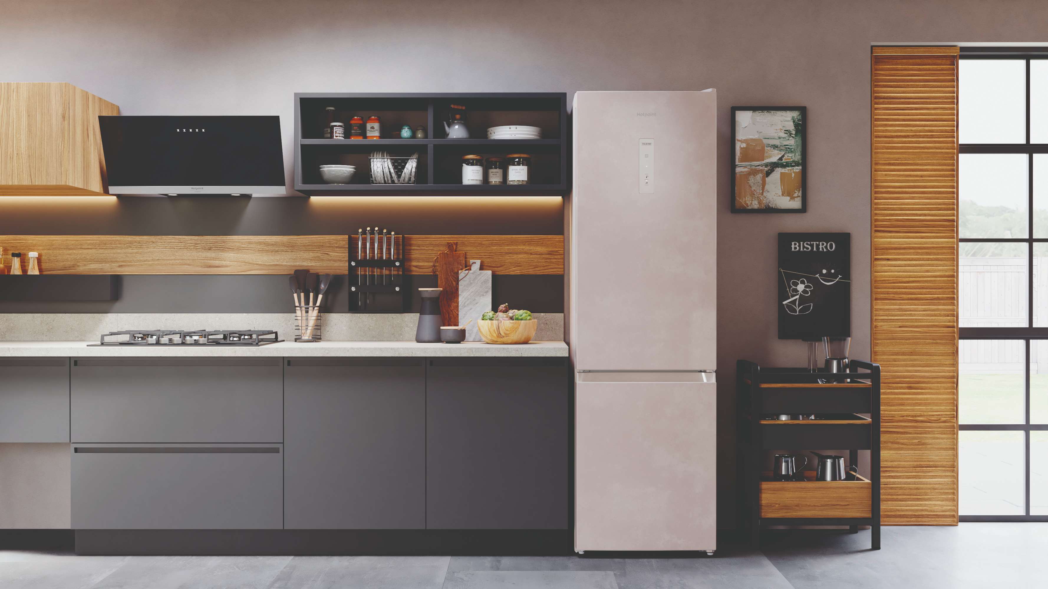 Холодильник с нижней морозильной камерой Hotpoint HT 5200 M - рис.9