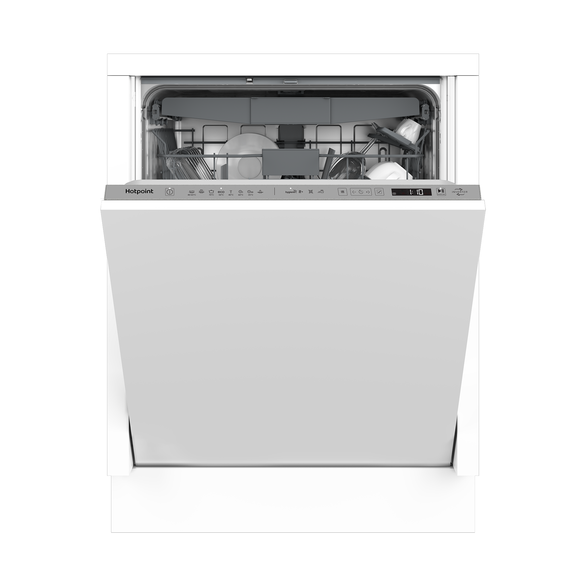 Встраиваемая посудомоечная машина 60 см Hotpoint HI 5D85 DW - рис.1