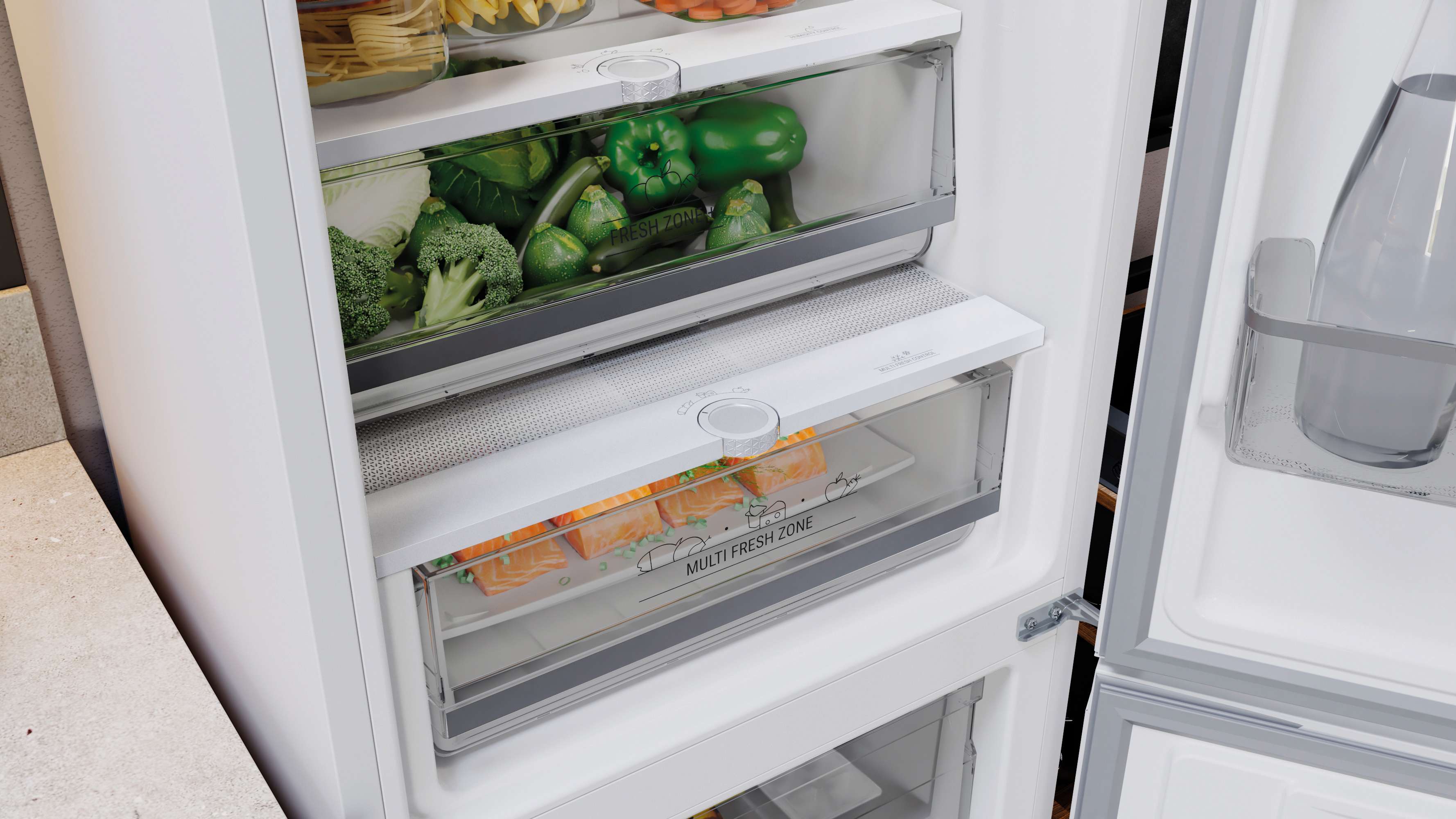 Холодильник с нижней морозильной камерой Hotpoint HT 1816 W - рис.8