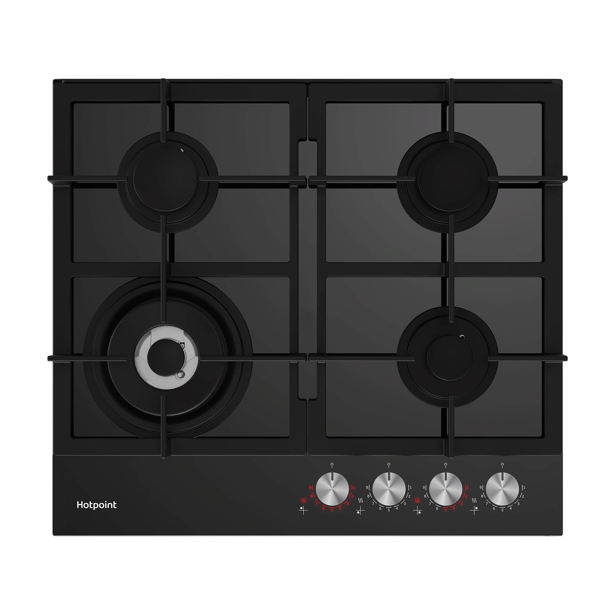 Газовая варочная панель Hotpoint Ariston HGSL 62 F/BK - рис.1