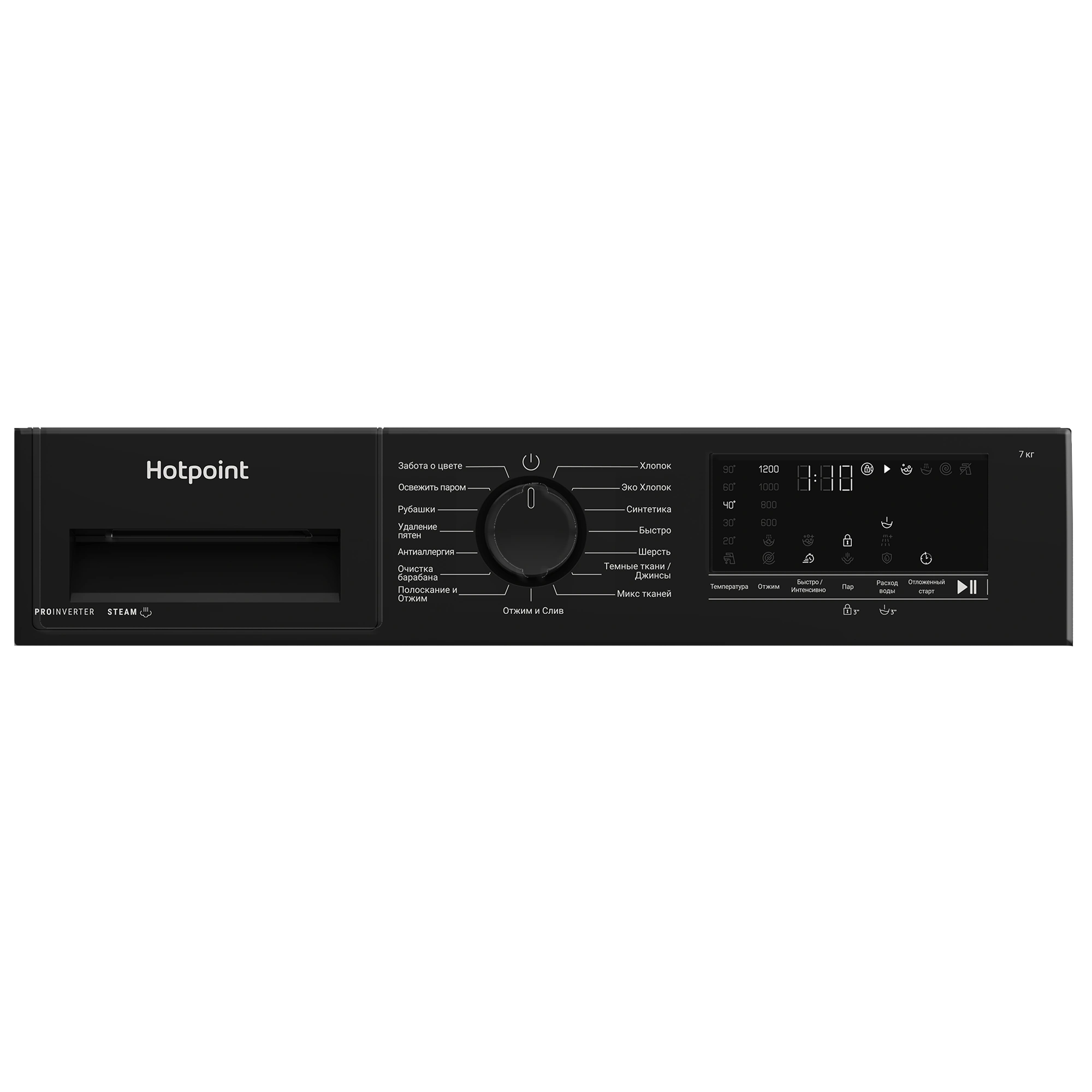 Встраиваемая стиральная машина Hotpoint WBIH 7290 VWB - рис.4