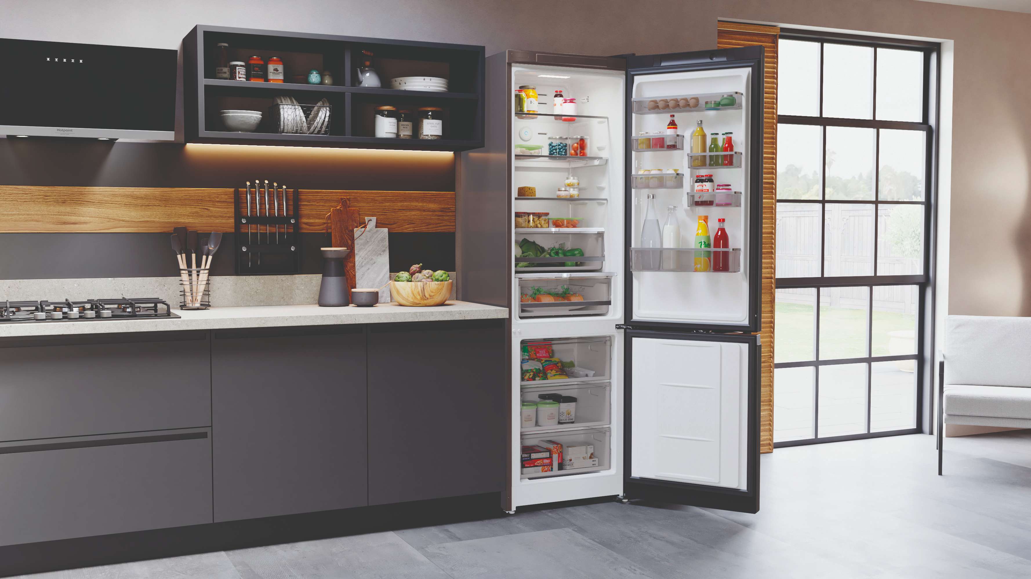 Холодильник с нижней морозильной камерой Hotpoint HT 8201I DX O3 - рис.12