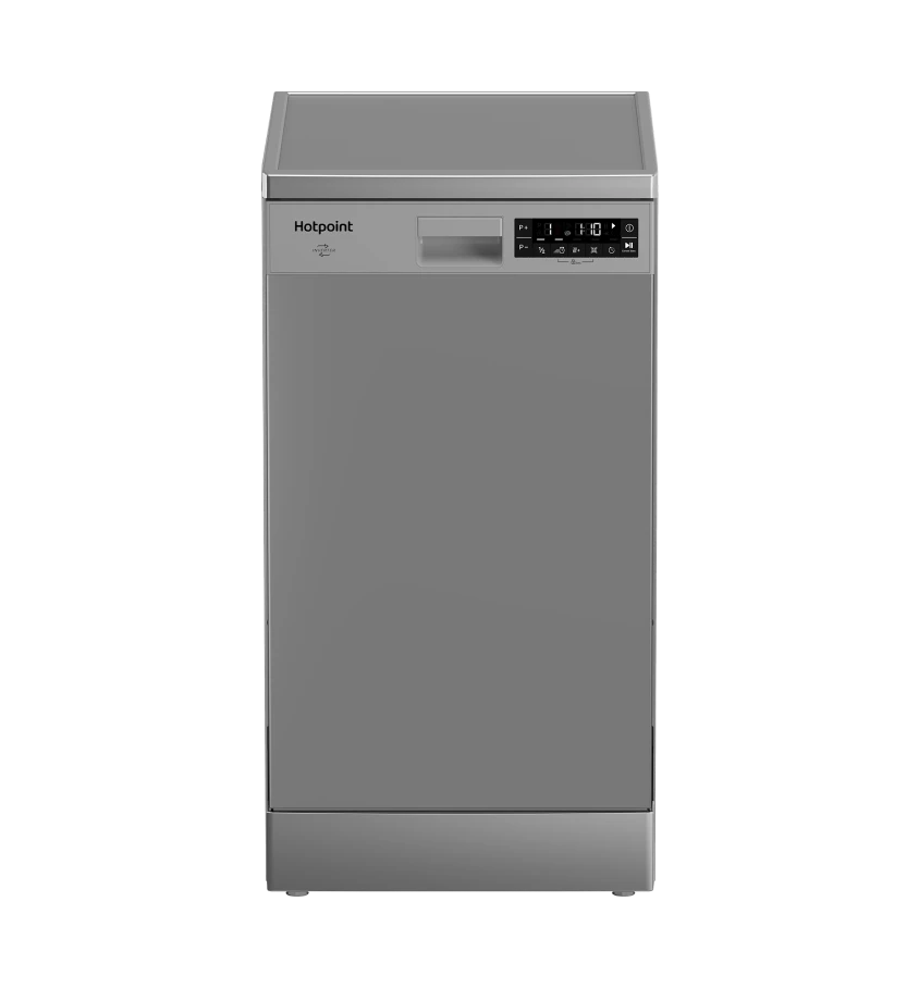 Отдельностоящая посудомоечная машина 45 см Hotpoint HFS 2C85 DW X - рис.1