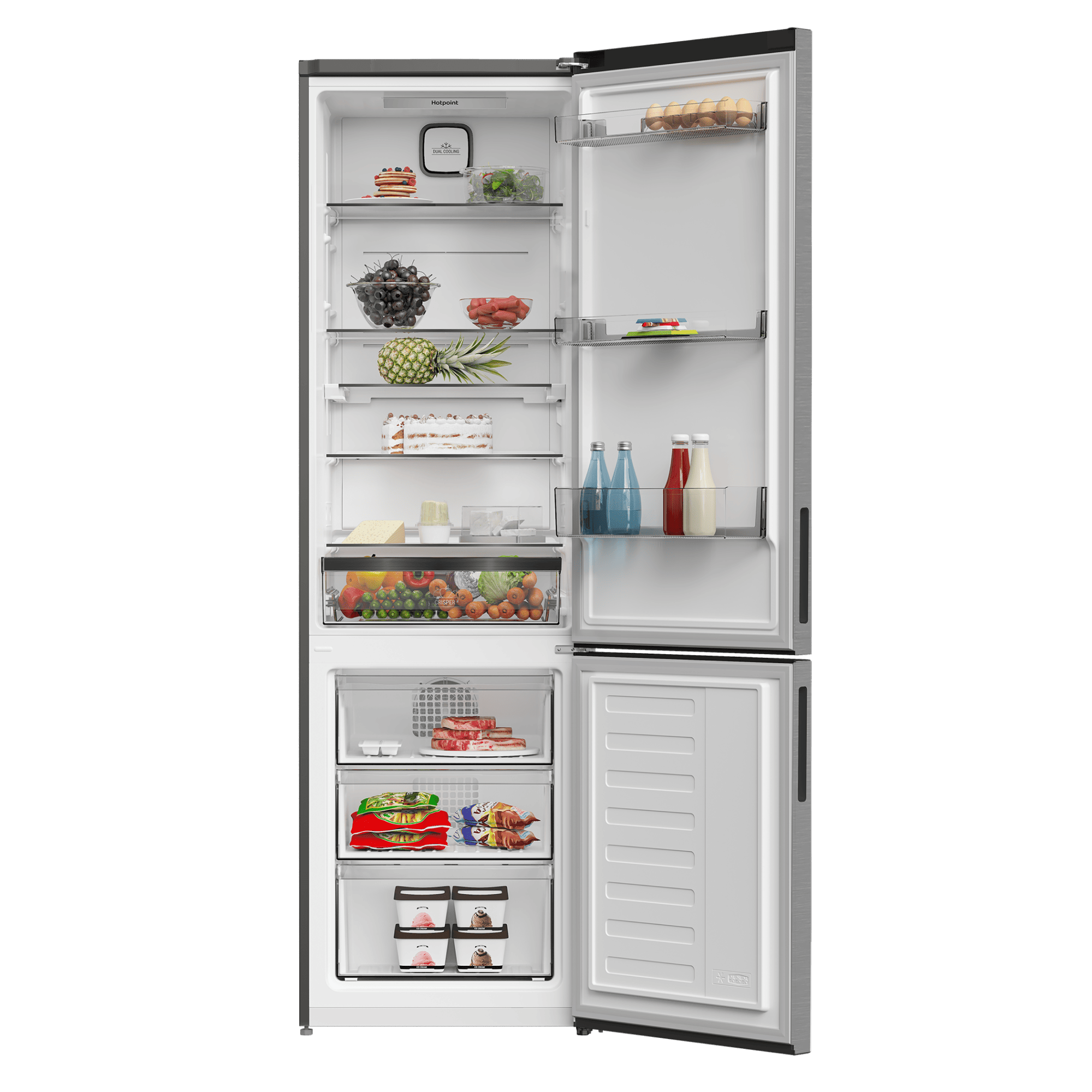 Холодильник с нижней морозильной камерой Hotpoint HDK 7201 MX - рис.4