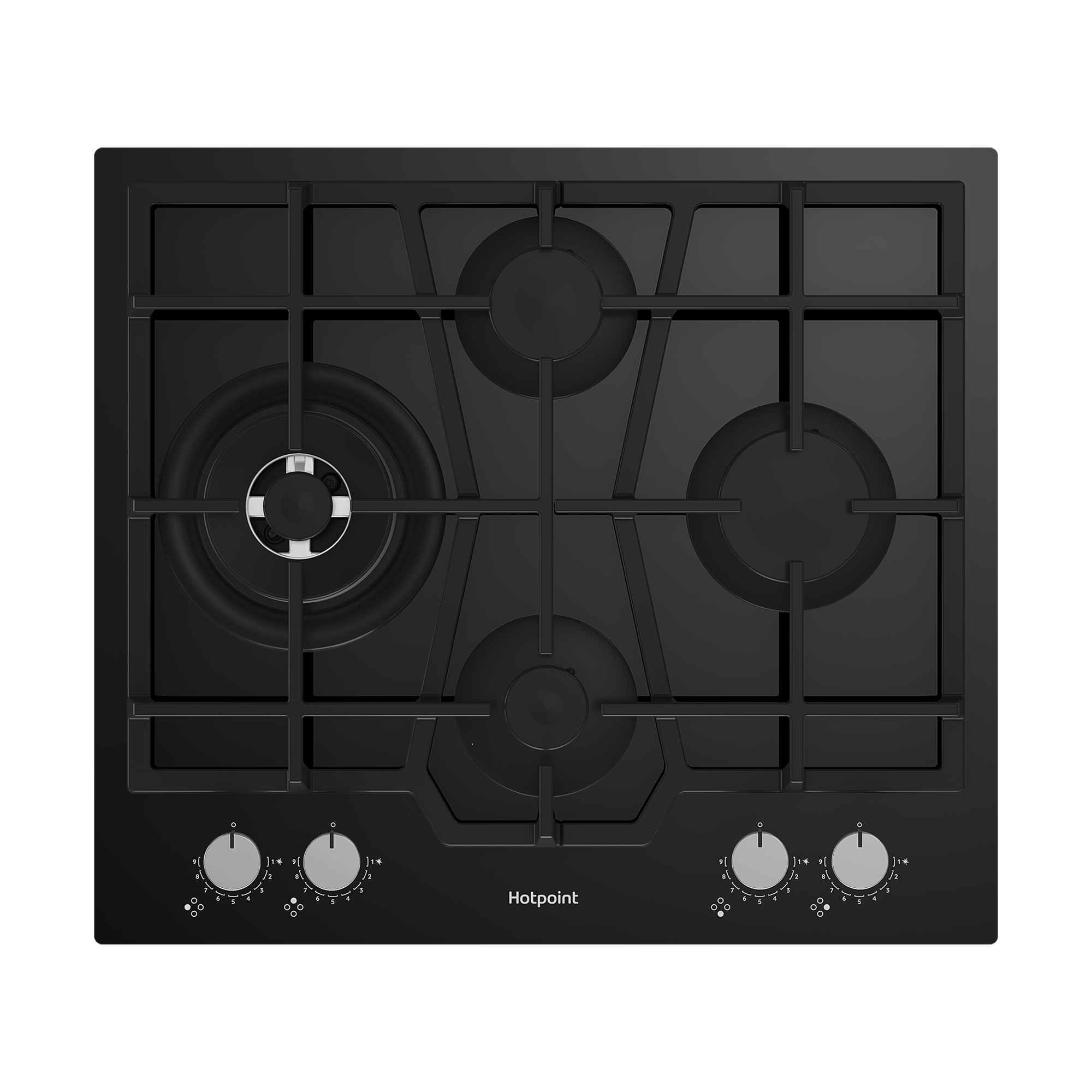 Газовая варочная панель Hotpoint Ariston HGS 62FD/BK - рис.1