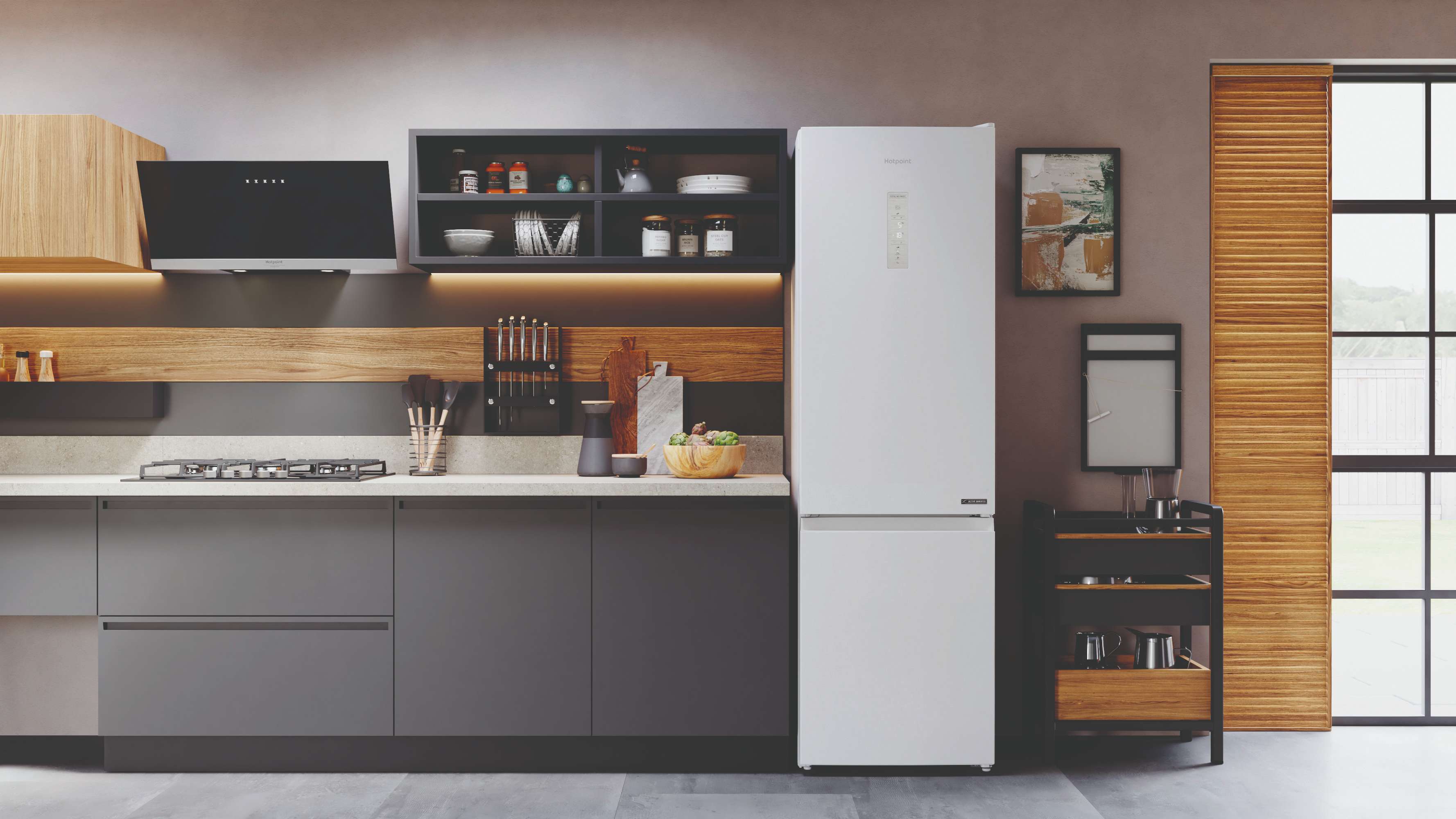 Холодильник с нижней морозильной камерой Hotpoint HT 9201I W O3 - рис.6