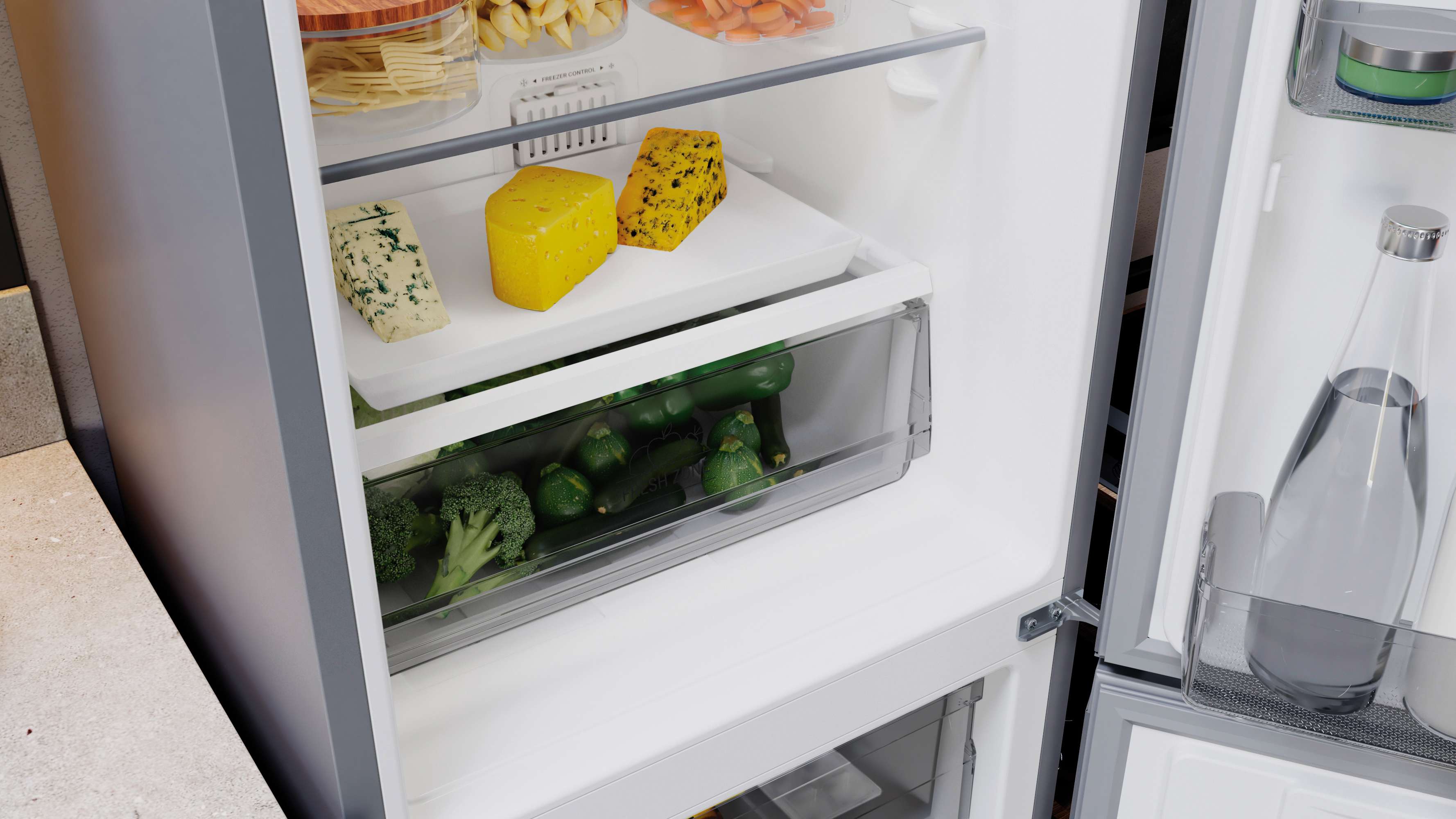 Холодильник с нижней морозильной камерой Hotpoint HT 5200 MX - рис.6