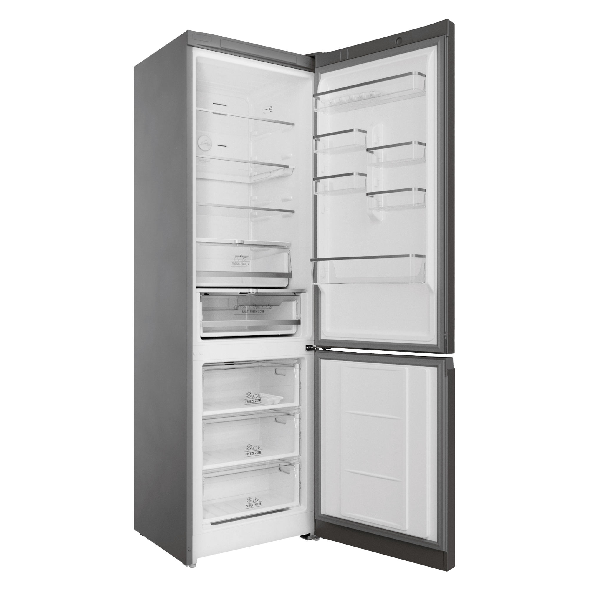 Холодильник с нижней морозильной камерой Hotpoint HT 1816 MX - рис.3