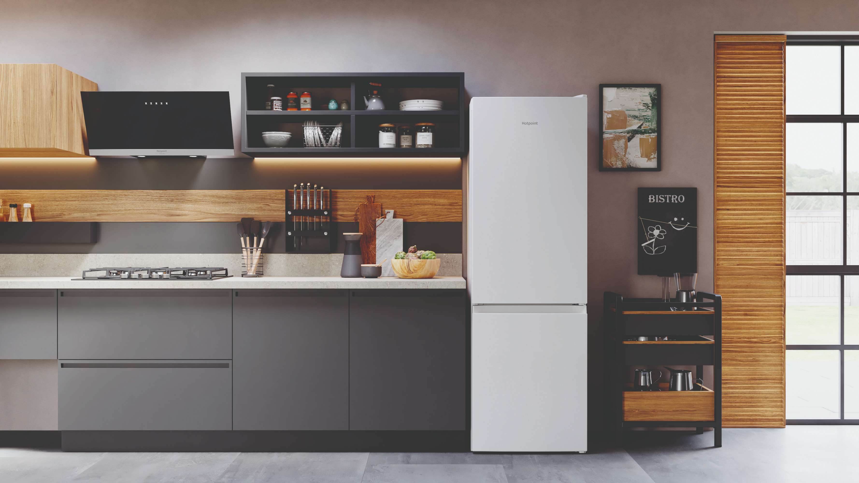 Холодильник с нижней морозильной камерой Hotpoint HT 4180 W - рис.6