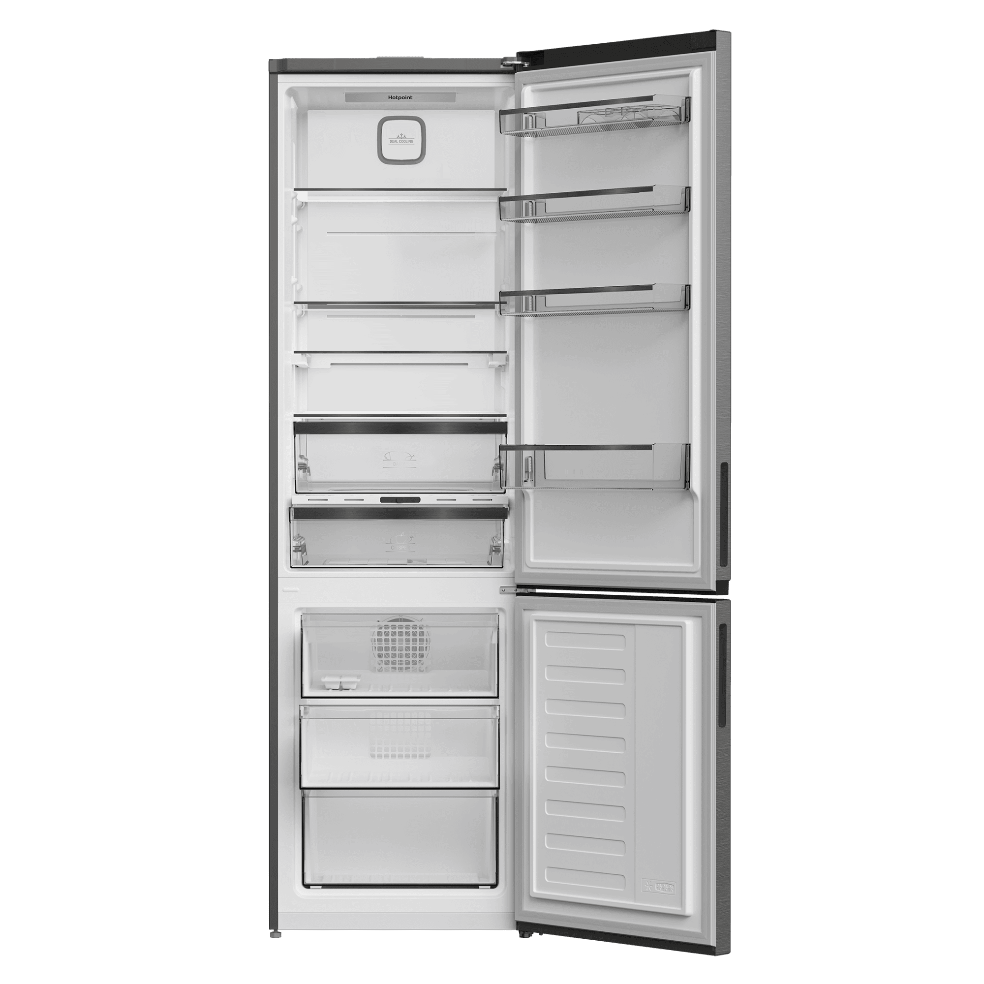 Холодильник с нижней морозильной камерой Hotpoint HDK 8201I MX - рис.3