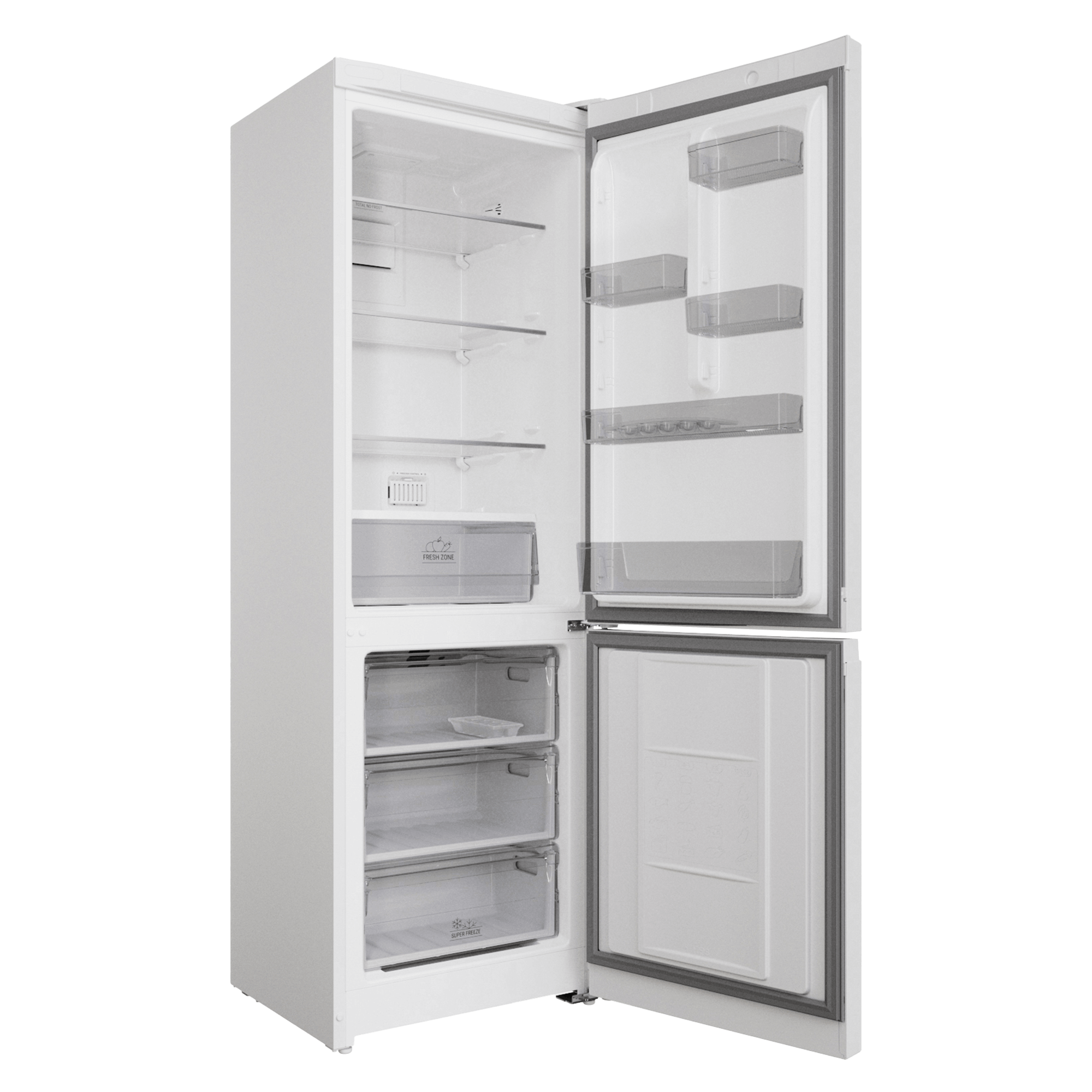 Холодильник с нижней морозильной камерой Hotpoint HT 5180 W - рис.2
