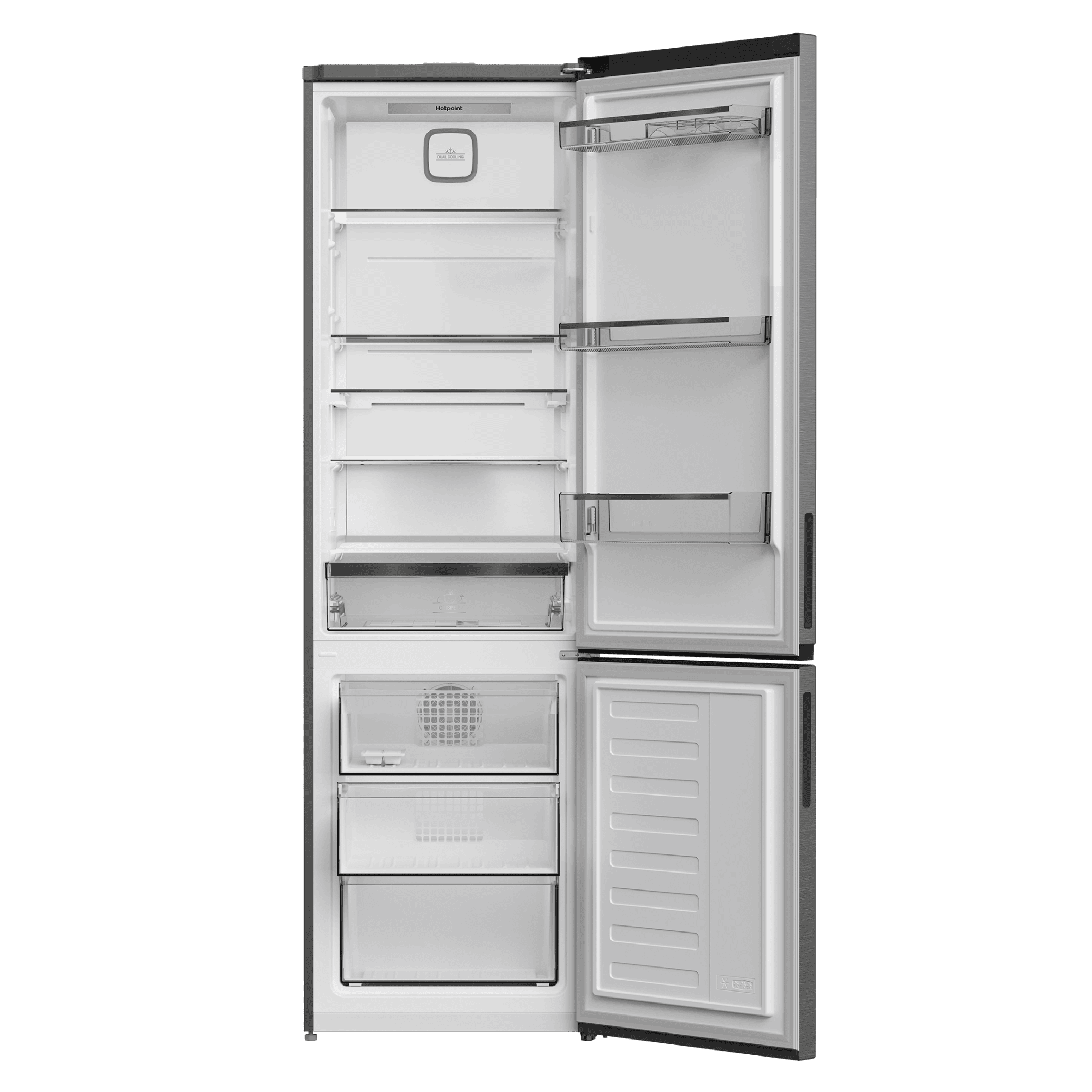 Холодильник с нижней морозильной камерой Hotpoint HDKP 7201 MX - рис.3
