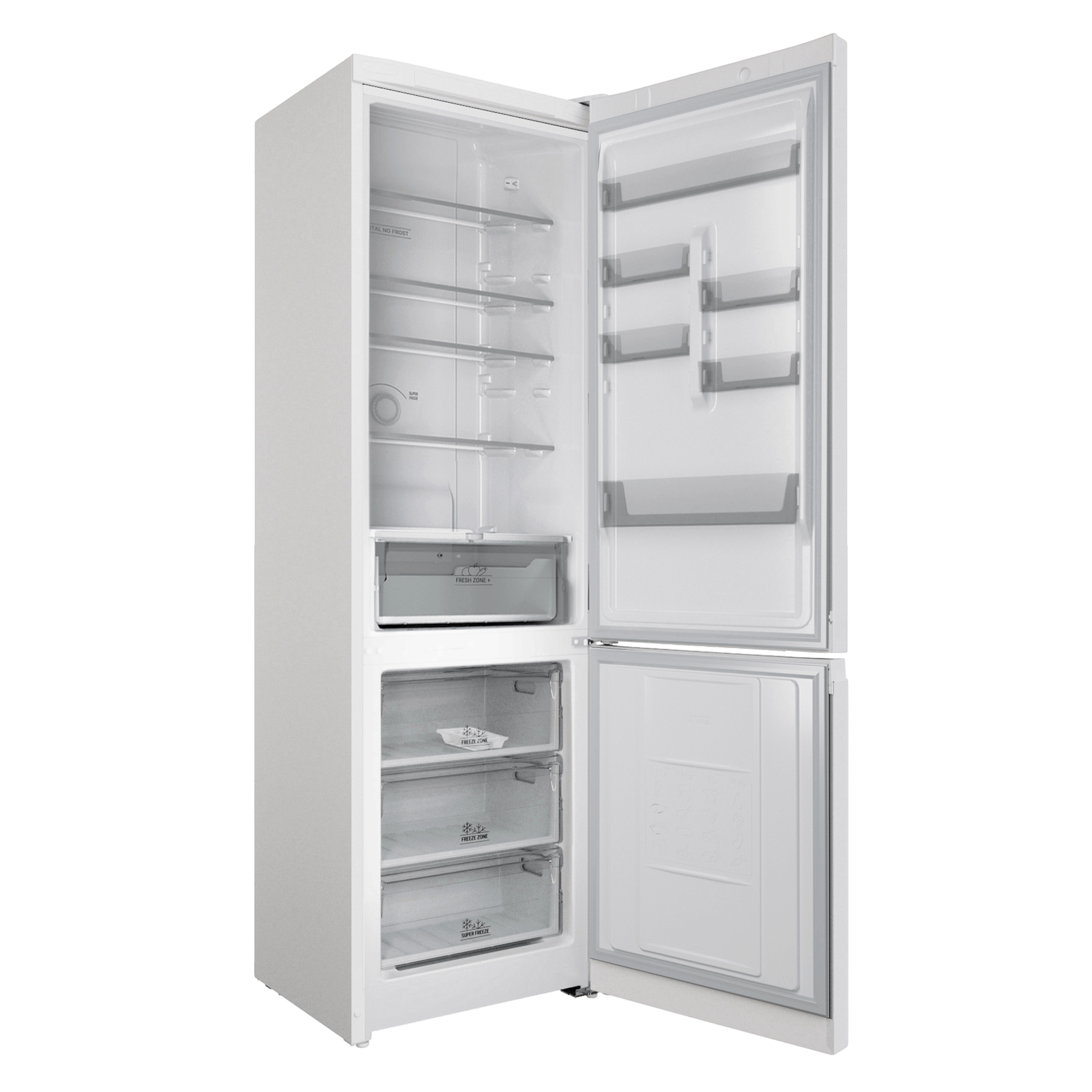 Холодильник с нижней морозильной камерой Hotpoint HT 6200 W - рис.2