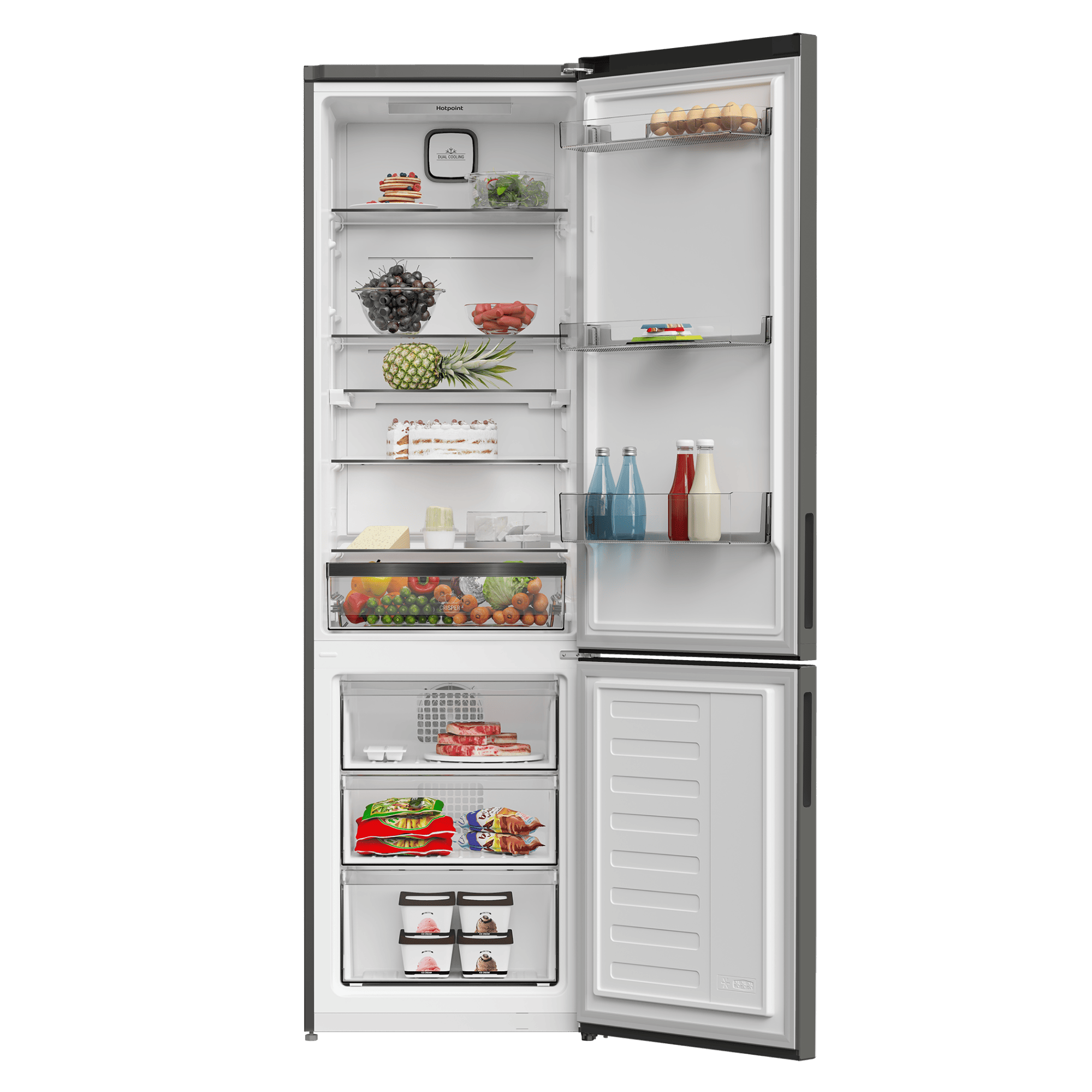Холодильник с нижней морозильной камерой Hotpoint HDK 7201 NG - рис.4