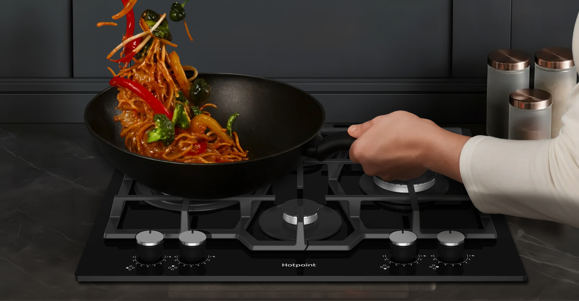 Двухконтурная конфорка вок