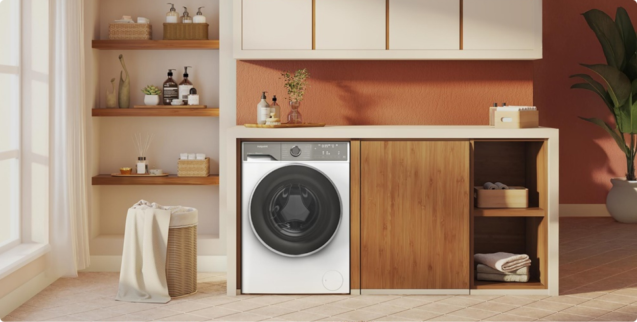 стиральная машина в интерьере