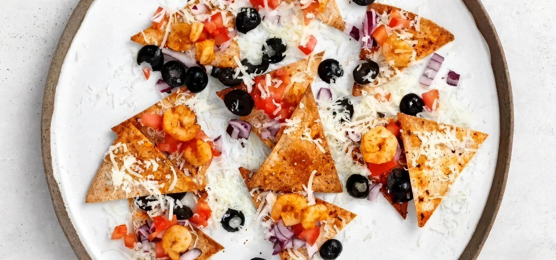 Рецепт начос с креветками