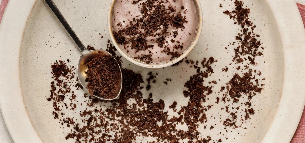 Веганский шоколадный мусс