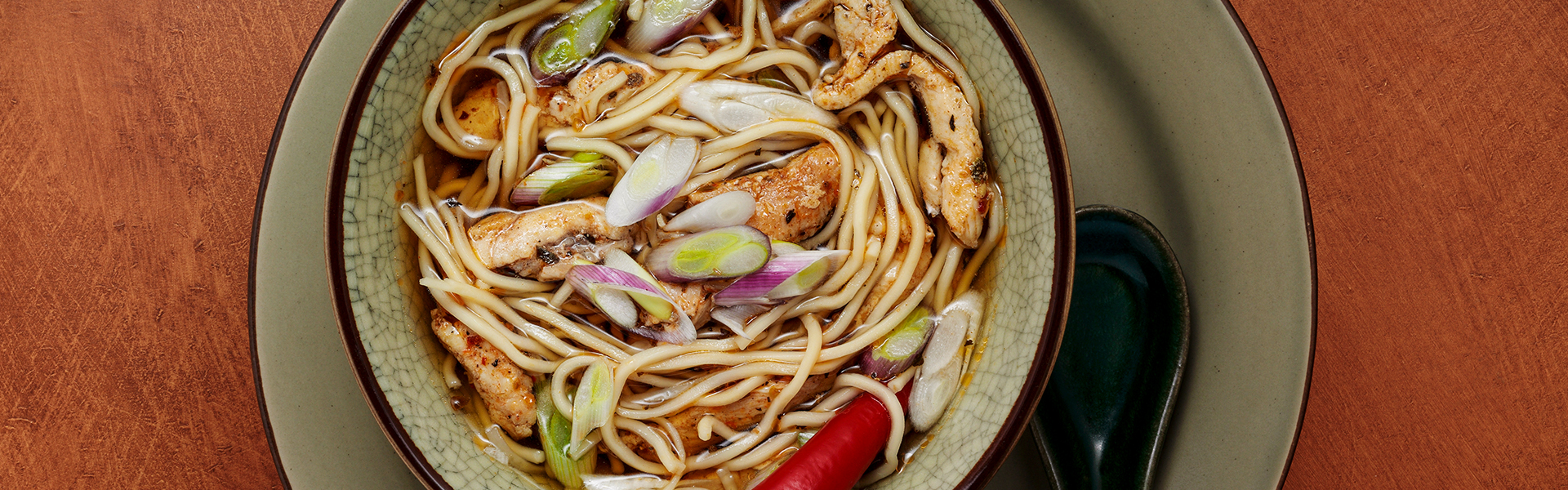 Рецепт острого рамена с курицей