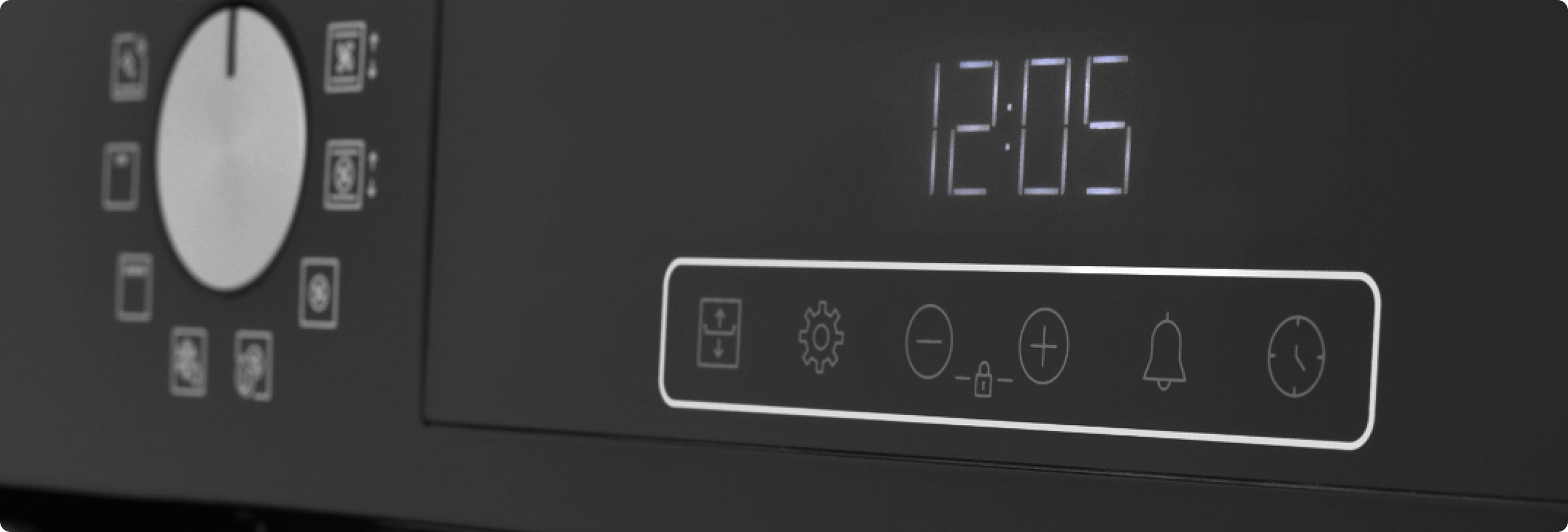 Дисплей духового шкафа Hotpoint HSTF 1231 JSAH BLG