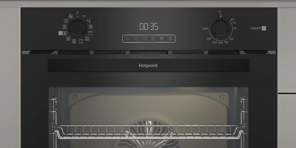Панель управления духового шкафа Hotpoint HSTF 1231 JSAH BLG