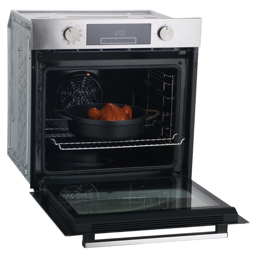 Модель Hotpoint FE8 824 H IX объемом 72 л и с функцией СВЧ