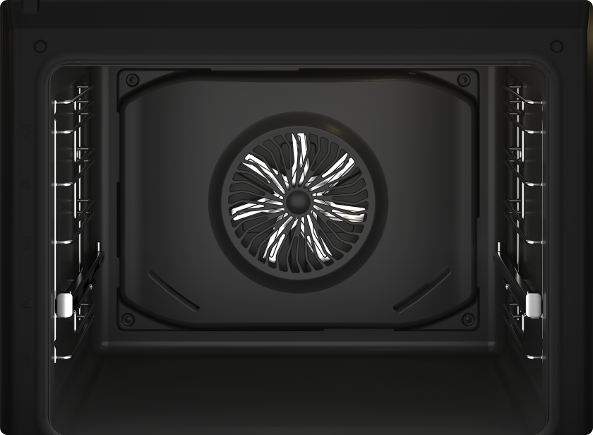 Вид духовки внутри